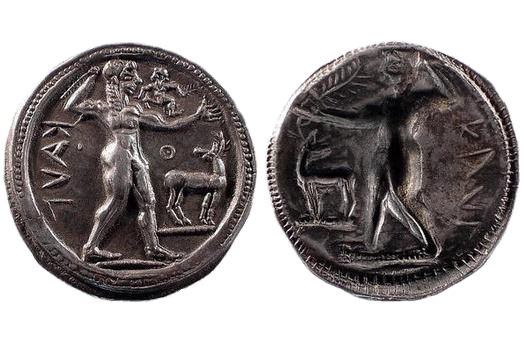 Greek, Bruttium – 525 BC